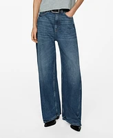 Mango Women's Camilla High-Rise Balloon Jeans