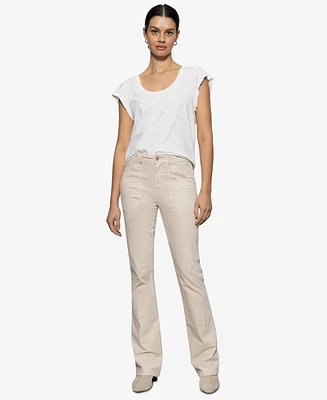 Sanctuary Women's Hayden Velveteen Bootcut Pants