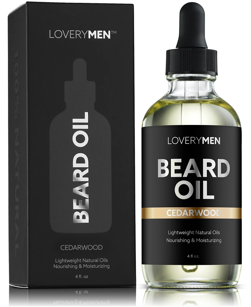 Lovery LoveryMen Cedarwood Beard Oil, 4 oz.