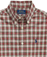 Polo Ralph Lauren Toddler and Little Boys Plaid Cotton Poplin Shirt