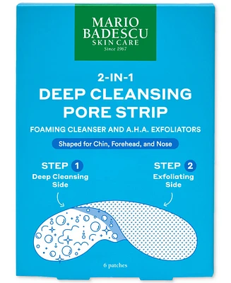 Mario Badescu 2-In-1 Deep Cleansing Pore Strip, 6-Pk.