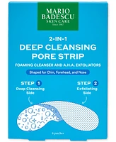 Mario Badescu 2-In-1 Deep Cleansing Pore Strip, 6-Pk.