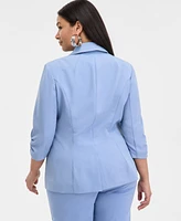 I.n.c. International Concepts Plus 3/4-Sleeve Blazer, Created for Macy's