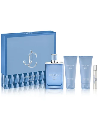 Jimmy Choo Men's 4-Pc. Man Aqua Eau de Toilette Gift Set