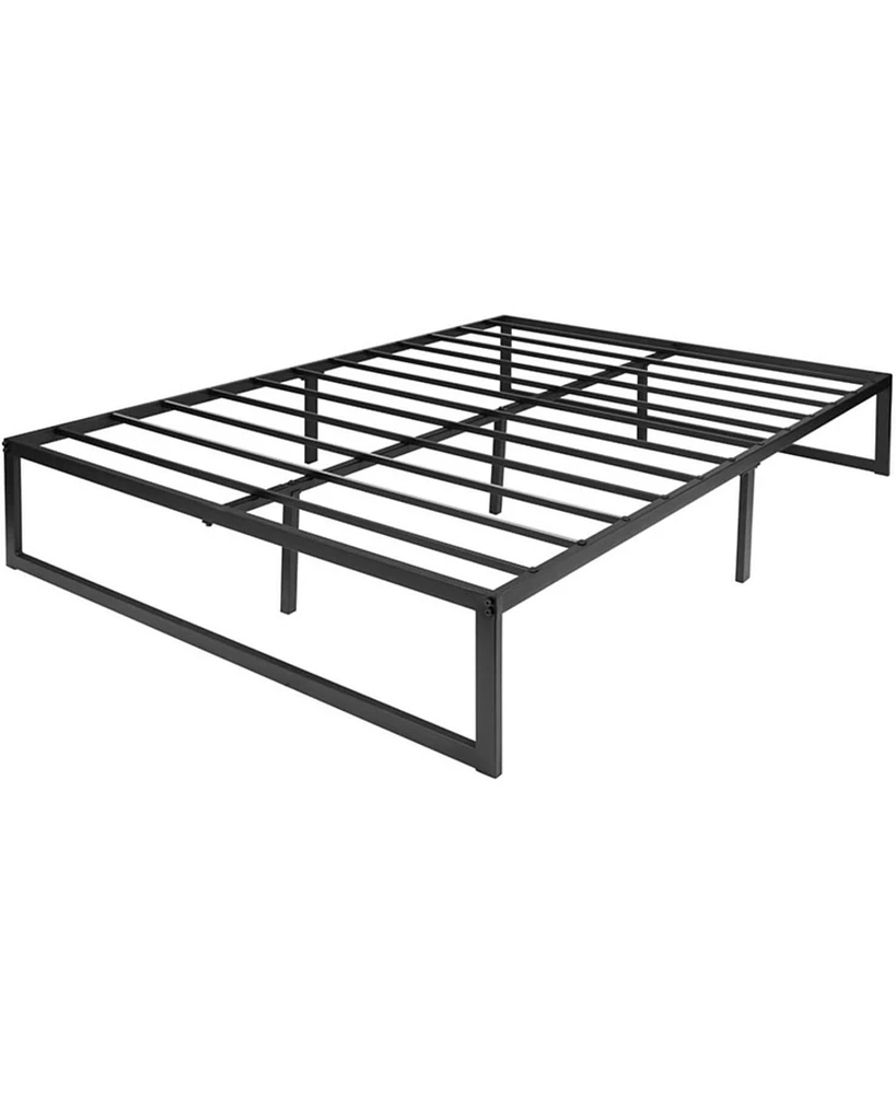 Slickblue High Heavy Duty Metal Platform Bed Frame for Sturdy Support