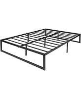 Slickblue High Heavy Duty Metal Platform Bed Frame for Sturdy Support