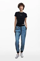 Desigual Women's Contrast jogger jeans