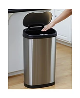 Slickblue Stainless Steel 13 Gallon Touchless Kitchen Trash Can