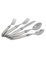 French Home Laguiole 20 Piece Stainless Steel Flatware Set, Service for 4