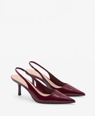 Mango Women's Pointed Toe Backless Shoes