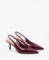 Mango Women's Pointed Toe Backless Shoes