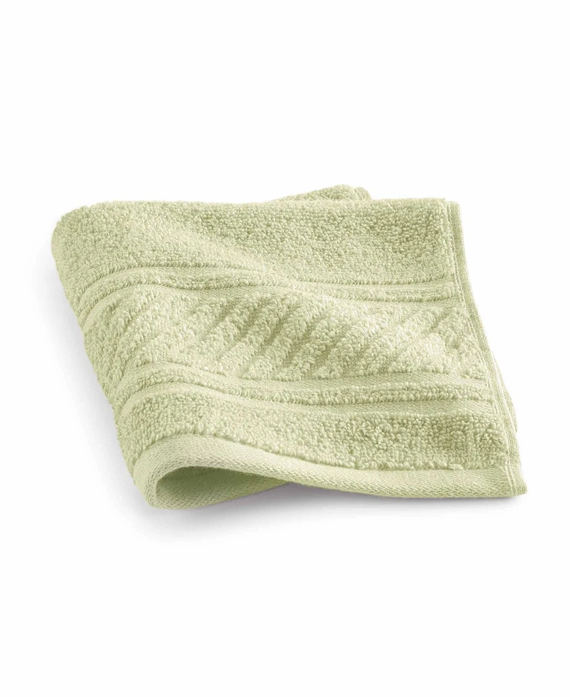 Martha Stewart Collection Spa 100% Cotton Washcloth, 13" x 13", Exclusively at Macy's