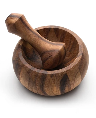 Ironwood Acacia Wood 5.75" Mortar and Pestle