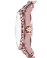 Michael Kors Women's Limited Edition Lexington Three-Hand Smokey Rose Stainless Steel Watch, 26mm