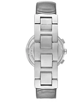 Michael Kors Women's Gramercy Chronograph Silver-Tone Stainless Steel Watch, 36mm