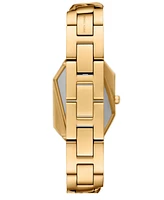 Michael Kors Women's Suri Two-Hand Gold-Tone Stainless Steel Watch, 24x33mm