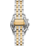 Michael Kors Women's Mini Ritz Chronograph Two-Tone Stainless Steel Watch, 35mm