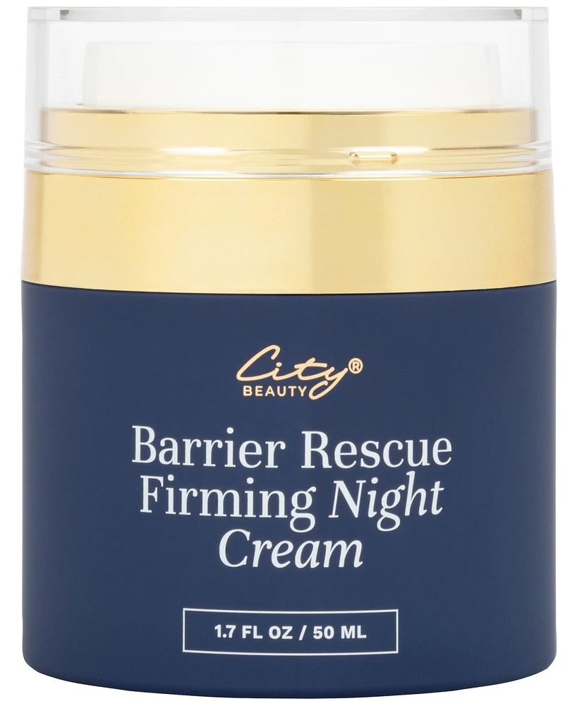 City Beauty Barrier Rescue Firming Night Cream, 1.7 Fl Oz/50 Ml