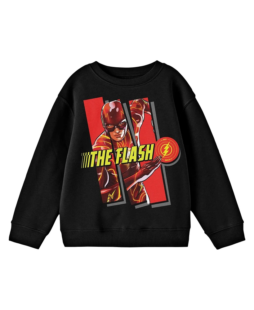 Flash Boys The Movie Character Art Youth Black Sweatshirt