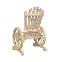 vidaXL Patio Adirondack Chairs 2 pcs Solid Wood Fir
