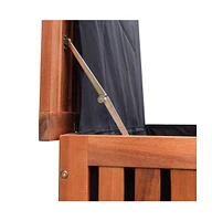 vidaXL Patio Storage Box 46"x20"x23" Wood