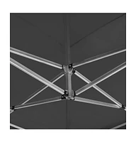 Professional Folding Party Tent Aluminum 19.7'x9.8' Anthracite