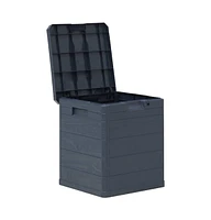 vidaXL Patio Storage Box gal Anthracite