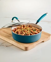 Rachael Ray Cucina Ceramic Nonstick 3-Quart Saute Pan with Lid