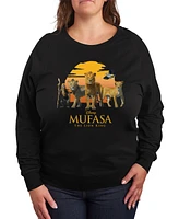 Hybrid Apparel Plus Disney Mufasa Graphic Crew Neck Top