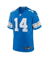 Nike Men's Amon-Ra St. Brown Blue Detroit Lions Game Jersey