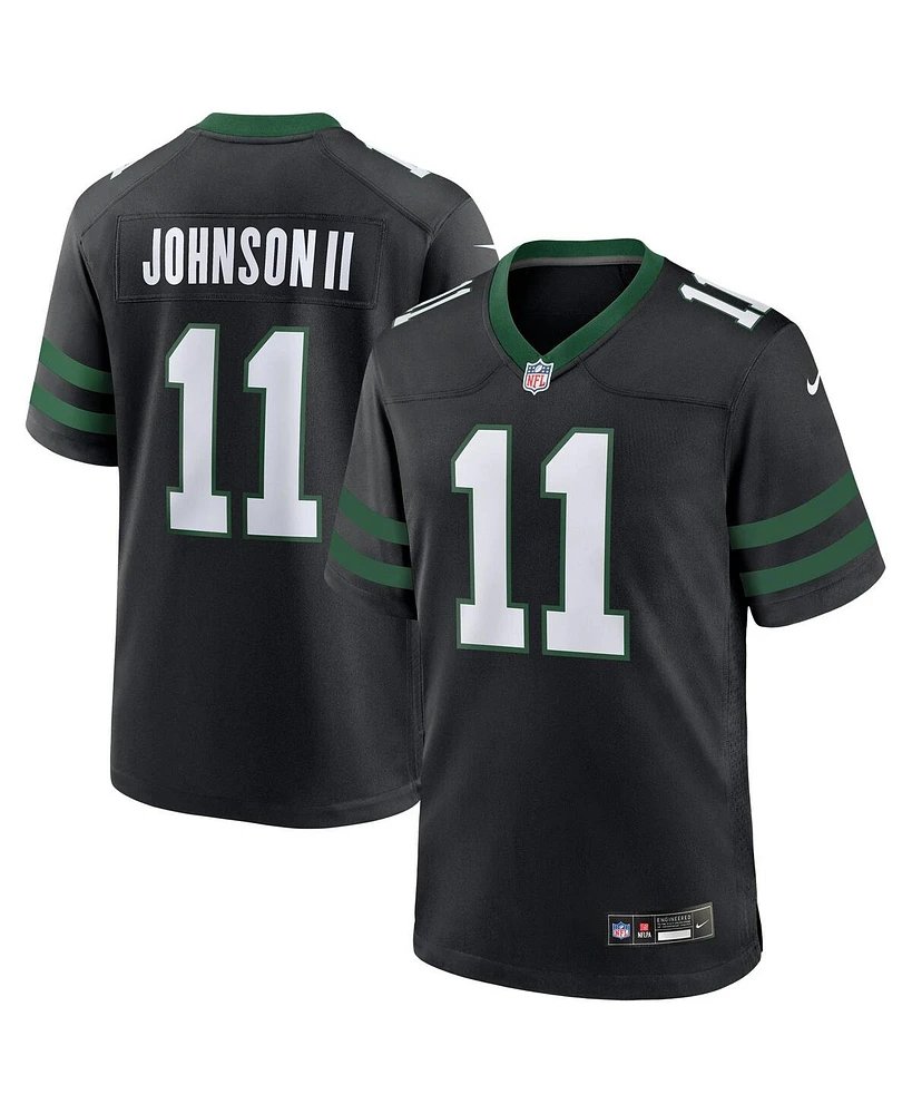 Nike Men's Jermaine Johnson Ii Legacy Black New York Jets Alternate Game Jersey