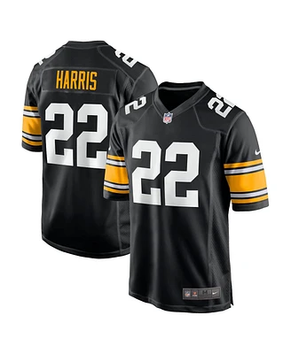 Nike Men's Najee Harris Black Pittsburgh Steelers Home Player Game Jersey