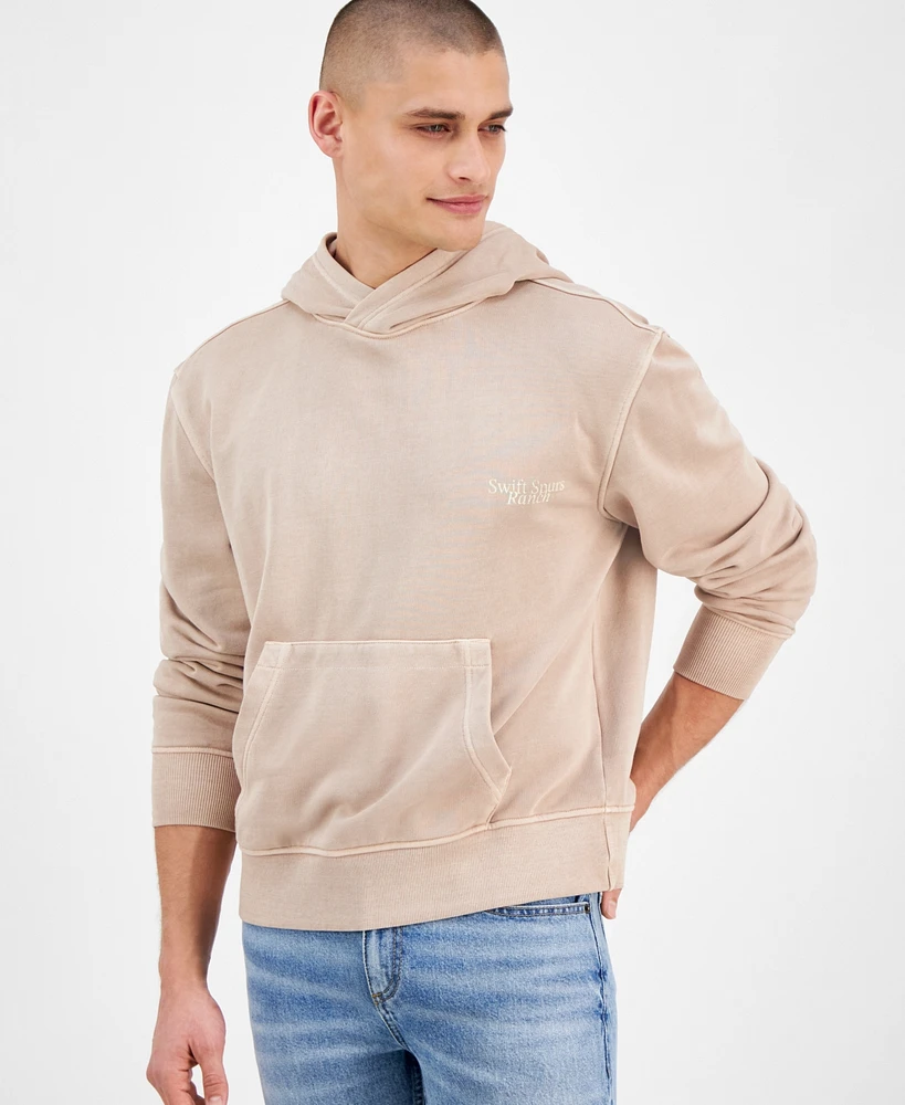 Sun + Stone Men's Solid Hoodie, Exclusively at Macy's