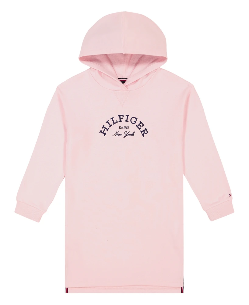 Tommy Hilfiger Big Girls Hooded Sweatshirt Dress