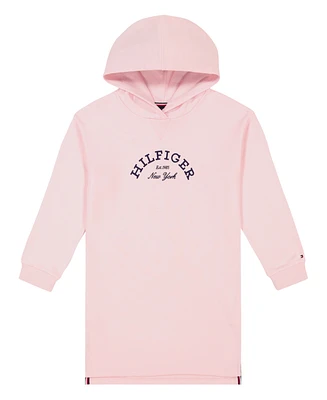 Tommy Hilfiger Big Girls Hooded Sweatshirt Dress