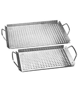 Outset Stainless Steel 2-Piece Grill Grid Set