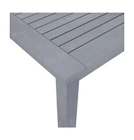 vidaXL Patio Dining Table 34.6"x34.6"x29.1" Solid Acacia Wood