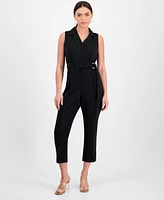 I.n.c. International Concepts Petite Sleeveless Notch-Lapel Jumpsuit, Created for Macy's