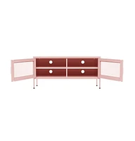 Tv Stand Pink 41.3"x13.8"x19.7" Steel