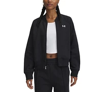 Under Armour Women's Ua Rival Fleece Bomber Jacket