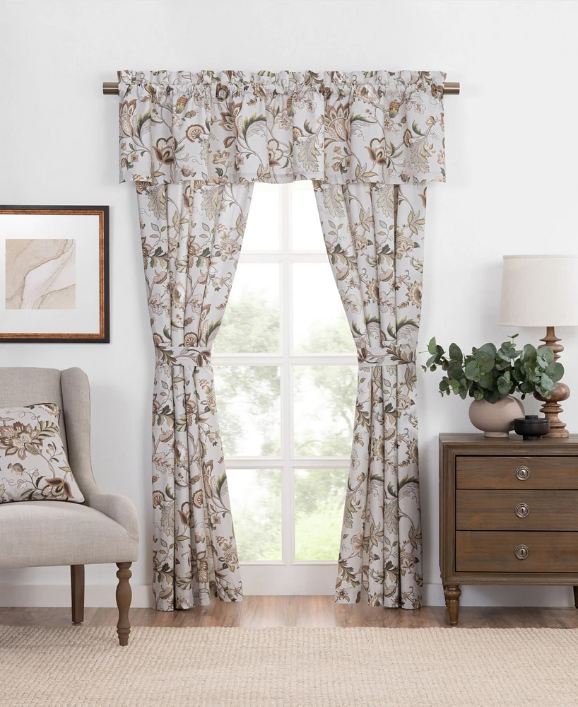 Rose Tree Esmeralda Tailored Window Valance, 80" x 17"