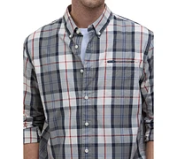 Barbour Men's Laggon Tailored Fit Long Sleeve Button-Down Tartan Shirt