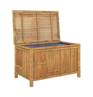 vidaXL Patio Storage Box 35.4"x20.5"x21.7" Bamboo
