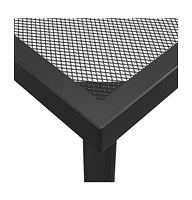 vidaXL Patio Table Anthracite 65"x31.5"x28.3" Steel Mesh