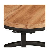 vidaXL Nesting Tables 3 pcs Solid Wood Acacia