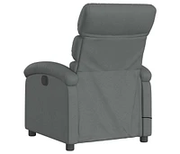 Massage Recliner Chair Dark Fabric