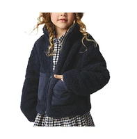 Cotton On Girls Little/Big Sophia Teddy Jacket