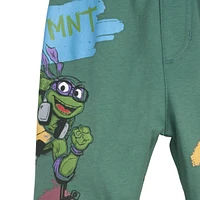 Teenage Mutant Ninja Turtles Toddler Boys Henley T-Shirt and French Terry Pants Outfit Set