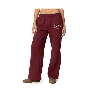 Edikted Womens Get Sweatpants