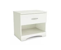 Slickblue Modern 1 Drawer Nightstand End Side Table Storage